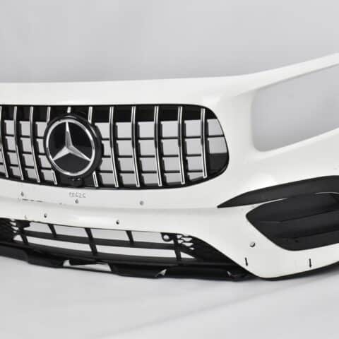 Mercedes GLB X247 35 AMG Frontstoßstange – Originalteil mit Parktronic & GT-Grill (Silber)
