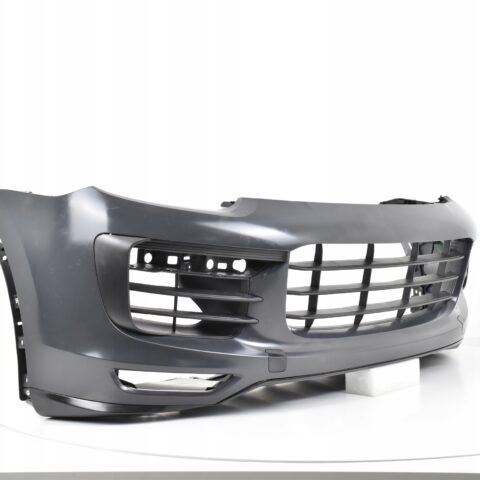 Porsche Cayenne Stoßstange vorne Turbo 7P5 Original 2015– mit Gittern – Bild 3