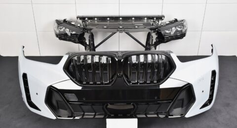 BMW X6 G06 M Paket Frontpaket LCI 2023- gebraucht Stoßstange Scheinwerfer Schlossträger