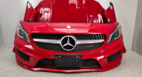Mercedes CLA W117 AMG Frontpaket mit Stoßstange, Haube und Scheinwerfern