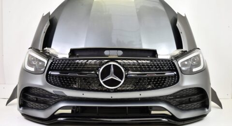 Mercedes GLC W253 AMG Frontpaket mit Motorhaube, Kotflügeln, Scheinwerfern und Schlossträger