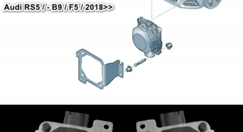 Audi A4 A5 B9 Distronic Radar ACC Sensor 8W0907541C
