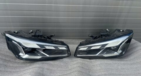 Audi Q2 Facelift Matrix Scheinwerfer Set links und rechts mit Teilenummern 81A941036 und 81A941035