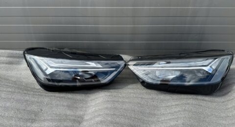 Audi Q5 Facelift Full LED Scheinwerfer links und rechts mit Teilenummern 80D941033E und 80D941034E