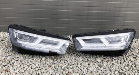Audi Q5 Matrix Scheinwerfer links und rechts mit Teilenummern 80A941035A und 80A941036A