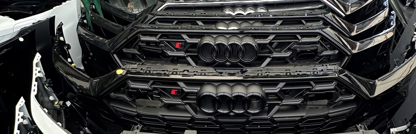 Audi S6 C8 Facelift Frontstoßstange 4K ab 2023 mit Kamera, gebrauchtes Ersatzteil
