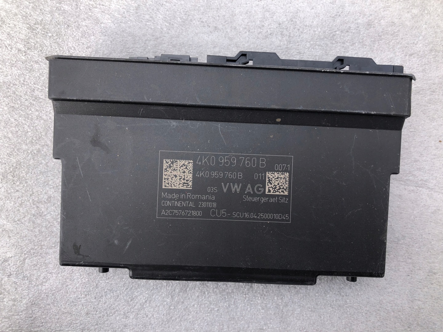 Audi Sitzsteuergerät 4K0959760B für Fahrzeugsitze