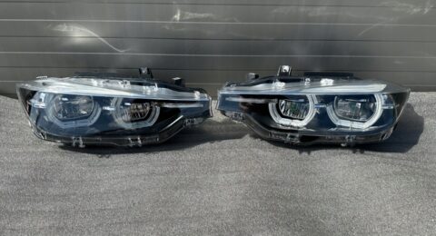 BMW F30 F31 LCI Full LED Scheinwerfer Shadow Line links und rechts