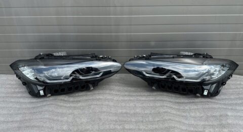 BMW G22 G23 Full LED Scheinwerfer Set Schwarz UK-Version