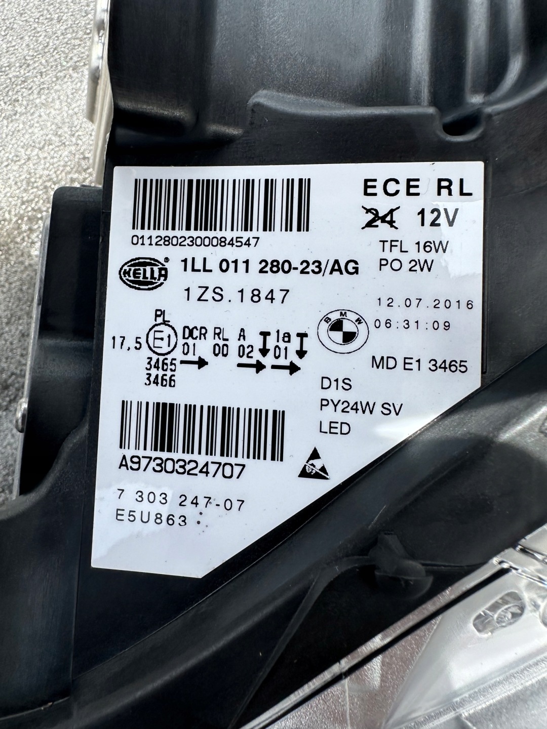 BMW Z4 E89 Facelift Xenon Scheinwerfer links