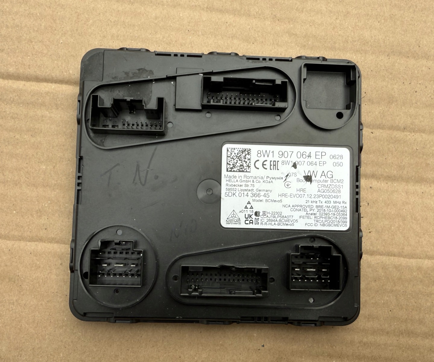 Gebrauchte Audi Komfortmodul 8W1907064EP für A4 A5 Q5 Q7 Q8