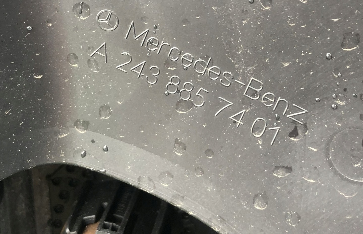 Gebrauchte Mercedes EQB Frontstoßstange mit Teilenummer A2438857201