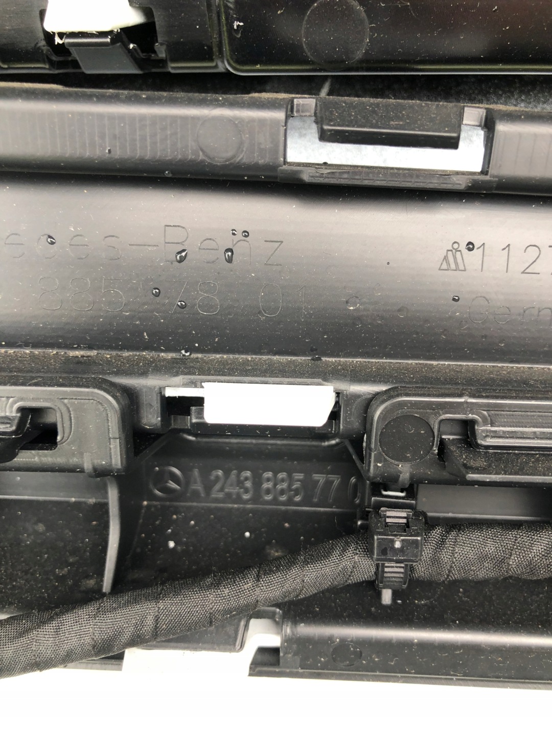 Gebrauchte Mercedes EQB Frontstoßstange mit Teilenummer A2438857201