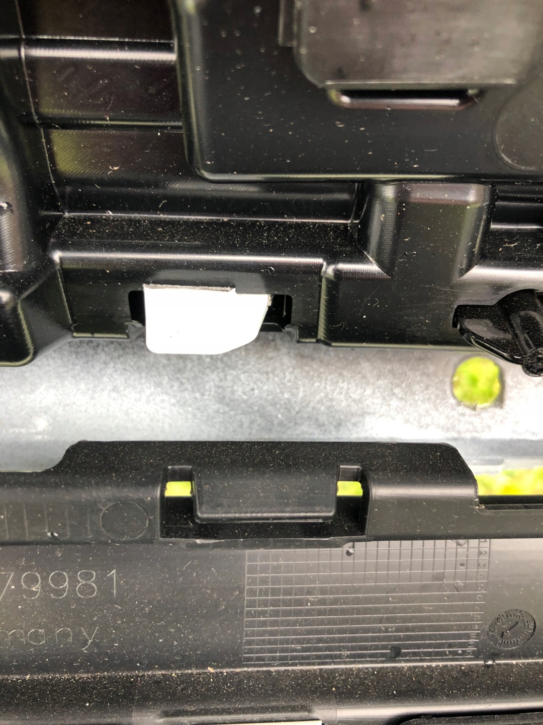 Gebrauchte Mercedes EQB Frontstoßstange mit Teilenummer A2438857201