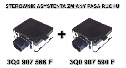Gebrauchter Audi A3 Spurwechselassistent für Audi A3 S3 RS3 mit Teilenummern 3Q0907566F und 3Q0907590F