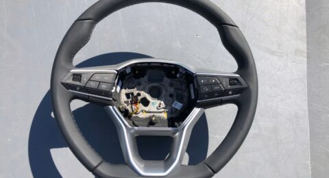 Neues Seat Lenkrad Arona Ateca Tarraco beheizt mit weißer Naht Teilenummer 5FF419091A