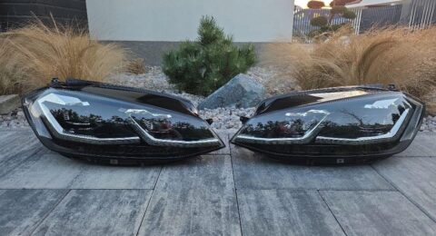 VW Golf 7 Facelift Full LED Scheinwerfer Set links und rechts 5G1941035 5G1941036 Chrom
