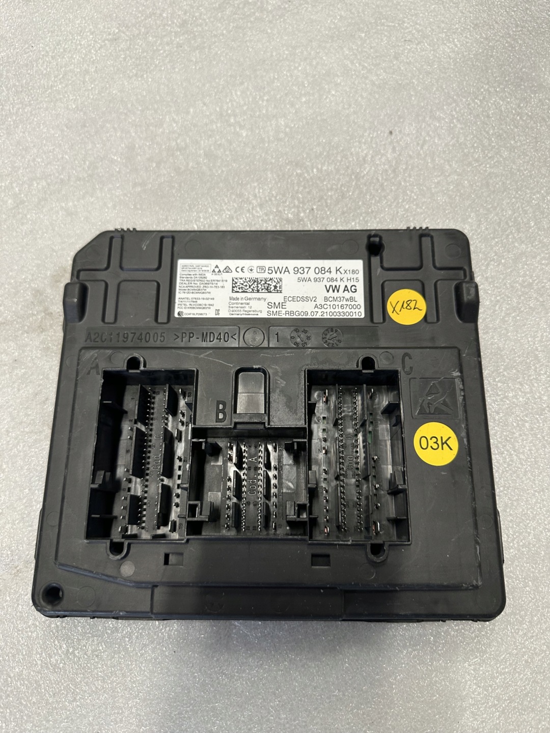VW Komfortmodul 5WA937084K Steuergerät gebraucht