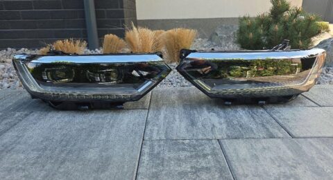 VW Passat B8 Full LED Scheinwerfer Set mit dynamischem Blinklicht und Chrom-Details